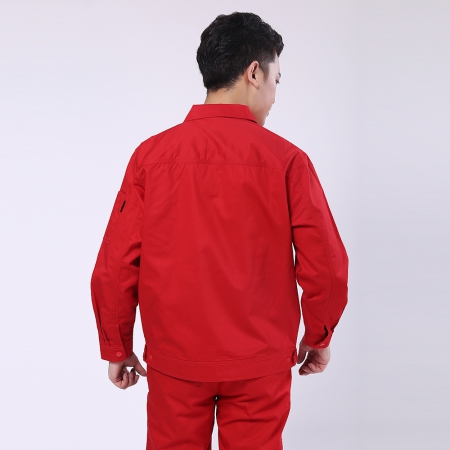 大红色春秋工作服AC091-CQ